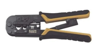 KLEIN TOOLS: VDV226-011-SEN Pinzas para Terminación de Conectores RJ45/RJ11/RJ12 en Cable UTP