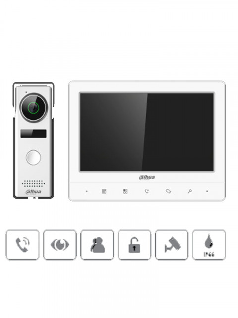 Kit de Video portero con Monitor de 7” y Cámara – CV-VDK803A Videoportero  en Panamá– LA CASA DEL TELEFONO