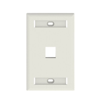 PANDUIT CFGBWH Placa de Pared Pasacables Tipo Cepillo Estandar GFCI  Material ABS Color Blanco