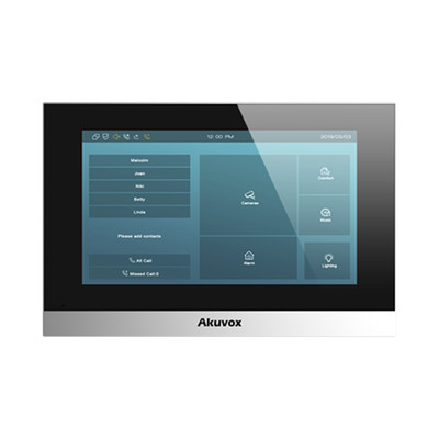 AKUVOX C313W Monitor Linux de 7 Pulgada para interior / Intercom SIP / Compatible con cualquier frente de calle AKUVOX