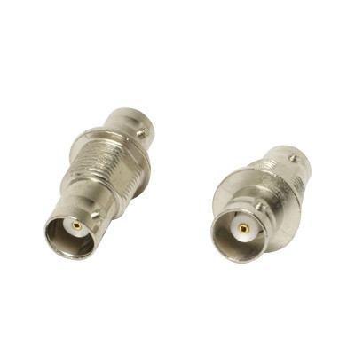 AMPHENOL CON-N103 Adaptador Coaxial Doble de BNC Hembra a BNC Hembra para Chasis en COM-3010 Niquel / Oro / Delrin.