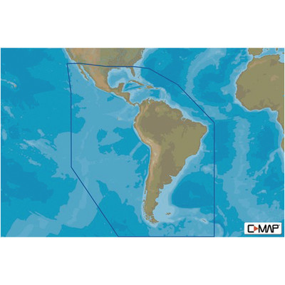 C-MAP M-SA-Y038-MS M-SA-Y038-MS MAX-N mapas del caribe centro y Sudamerica