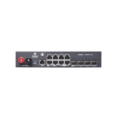 CAMBIUM NETWORKS MX-TX1012GXPA-20 Switch cnMatrix WISP TX1012-DC-P de 8 puertos PoE y 4 SFP 170 W PoE Budget Capa 2 gestion gratuita desde la nube para corriente directa