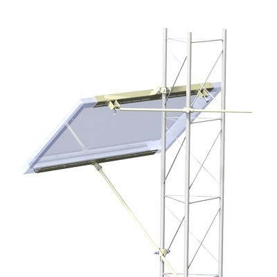 EPCOM INDUSTRIAL SST-45M Montaje para Un Modulo Solar Pequeno para Instalacion en Torre de tramo STZ35 STZ35G STZ45 o STZ45G.