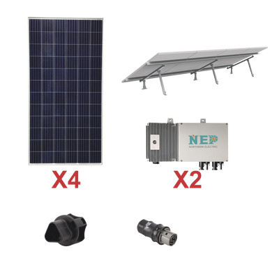 EPCOM KIT2BDM600LV127 Kit Solar para Interconexion de 1.1 kW de Potencia 110 Vca con Micro Inversores y Paneles Policristalinos.