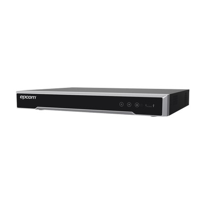 EPCOM PROFESSIONAL EV-8008TURBO-D(C) DVR 8 Megapixel / 8 Canales 4K TURBOHD 8 Canales IP / 1 Bahia de Disco Duro / Audio por Coaxitron / 8 Entradas de Alarma / 4 Salida de Alarma / H.265
