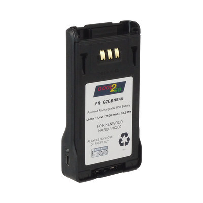 GOOD 2 GO G2GKNB48 Bateria Li-Ion 2000 mAh para radios Kenwood NX200/300.