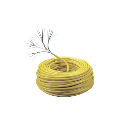 HONEYWELL HOME RESIDEO 21961002 Caja de cable de 305 mts color amarillo compuesto por: 22/6 trenzado blindado 22/4 trenzado 22/2 trenzado 18/4 trenzado para aplicaciones en control de acceso.