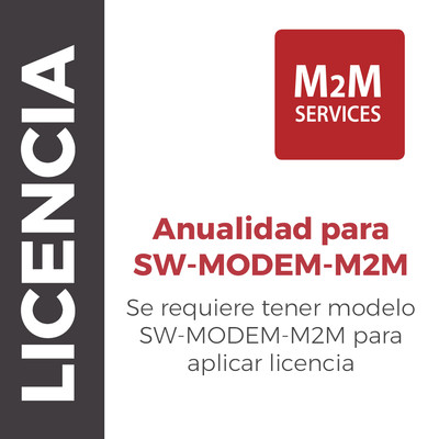 M2M SERVICES VOUCHER-SW-MODEM Servicio por un Ano Extra para SW-MODEM-M2M
