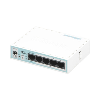 MIKROTIK RB750R2 (hEX lite) RouterBoard 5 Puertos Fast Ethernet