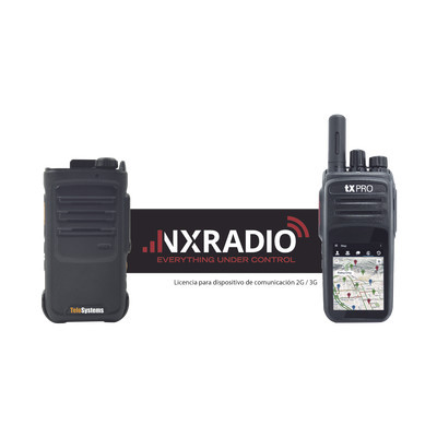 NXRADIO NXRADIOTERMINAL Licencia Anual NXRadio para Terminales TE390 TXR59A4G y TXR50A4G