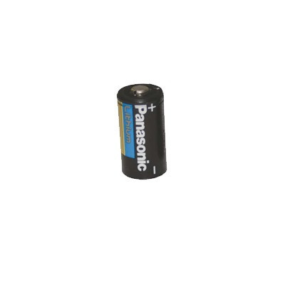 PANASONIC CR123AP Bateria de litio PANASONIC / 3 Vcc /1 550 mAh / Aplicacion en transmisores de alarma inalambricos