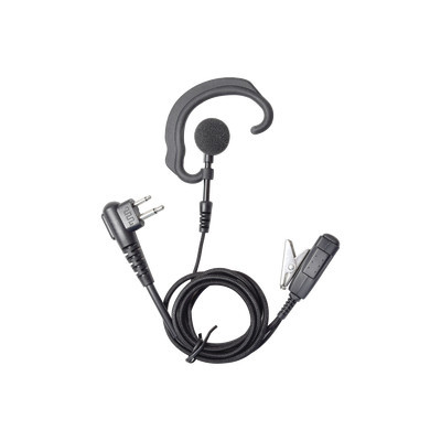 PRYME SPM-303-E-BF Microfono Audifono de Solapa Estilo Gancho / CABLE FIBRA TRENZADA KEVLAR ULTRA RESISTENTE Para MOTOROLA GP300/SP50/P1225/PRO3150/EP450/EP350/MAG ONE/RDU2020/XV2600 HYT TC-500/518/60