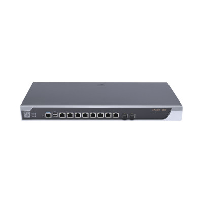 RUIJIE RG-NBR6215-E Router Core Administrable Cloud 8 Puertos Gigabit 1 Puertos SFP 1GB Y 1 Puertos SFP 10GB hasta 1500 clientes.