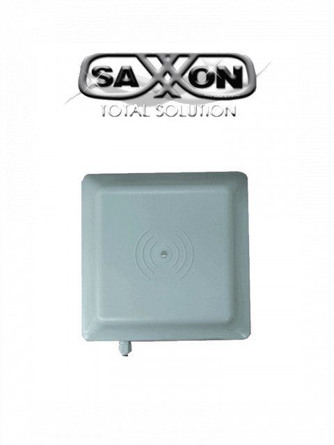 SAXXON SAX-R2656 SAXXON SAXR2656 - Lectora de Tarjetas UHF para Control de Acceso Vehicular / 902 A 918 Mhz / Lectura de Largo Alcance de 1 a 6 metros / Encriptable / Compatible con Enrolador FC06