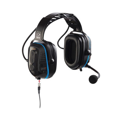 SENSEAR SM1PBIS02 Audifonos inteligentes tipo diadema de uso rudo con filtrado de ruido con bluetooth comunicacion de corto alcance IS para radios de 2 vias Digitales y Analogos