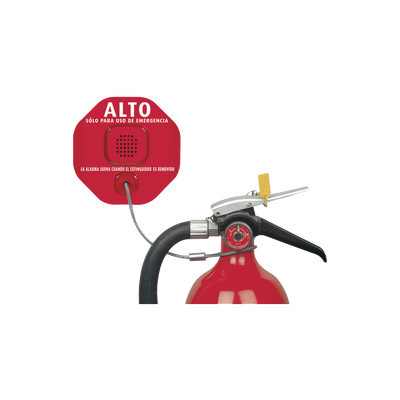 STI STI-6200-ES Alarma de extintor Theft Stopper para robo y mal uso - En Espanol