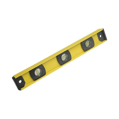SURTEK SYS-122102 Nivel de aluminio de 14" con gotas horizontales y verticales.