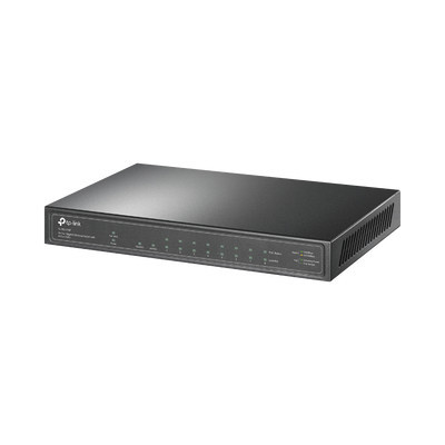 TP-LINK TL-SG1210P Switch de escritorio PoE no Administrable 8 puertos 10/100/1000 Mbps 1 puertos 10/100/1000 Mbps (Uplink) 1 puerto SFP 63W