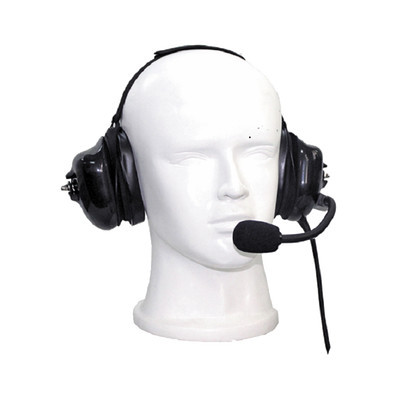 TX PRO TX-740-K02 Auriculares con orejeras acolchonadas de microfono flexible con cancelacion de ruido para KENWOOD TK-480/2180/3180 NX200/300/410/5000