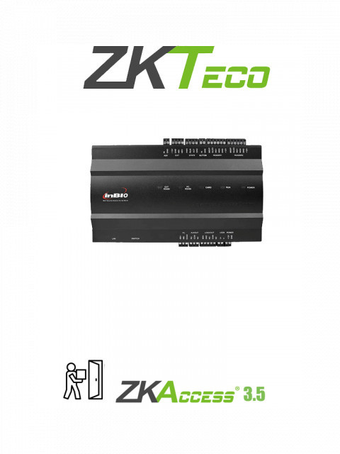 ZKTECO inBio160 Black with 3 000 FP ZKTECO INBIO160 - PANEL DE CONTROL DE ACCESO PARA 1 PUERTA / 2 LECTORAS / 3 MIL HUELLAS / PULL SDK