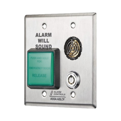 ALARM CONTROLS-ASSA ABLOY DE1B Estacion de Egreso Temporizado con Zumbador