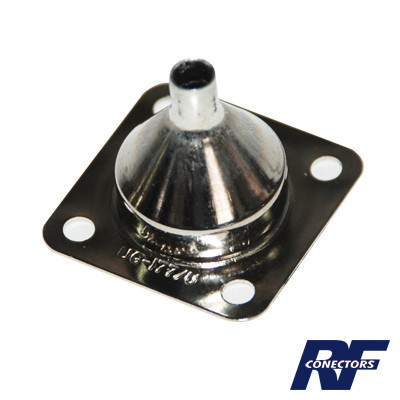 AMPHENOL UG-177/U Campana para Montaje de Cable en Conectores de Chasis con 4 Perforaciones a 18 mm.