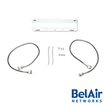 BELAIR NETWORKS BNCKG0033 Montaje para 2 Antenas Omnidireccionales. Incluye 2 cables RG58 de 60 cm. Conectores N Macho.