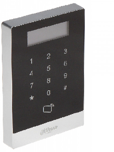 DAHUA DVP139001 DAHUA ASI1201A-D- Teclado Touch para Control de Acceso con Pantalla LCD/ Lectora de Tarjetas ID/ Funcion Independiente/ 30 000 Usuarios/ 150 000 Registros/ Desbloqueo con Password y/o