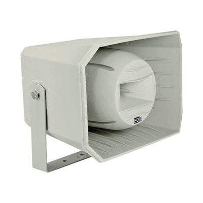 EGI AUDIO SOLUTIONS 1601 Bocina HiFi PoE Ethernet IP de 2 vias 30W grado de proteccion IP66 Gris Claro