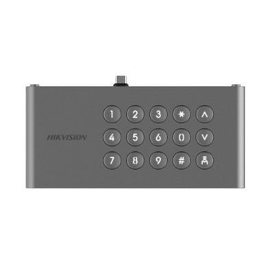 HIKVISION DS-KDM9633-KP Modulo de Teclado para Frente de Calle IP DS-KD9633-WBE6/ Conexion USB-C / 15 Botones / IP65 / IK07