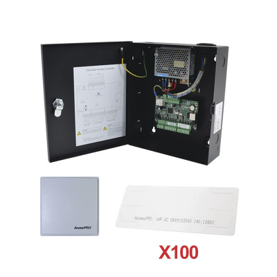 HIKVISION KIT-UHFSTICKER-01 Kit para automatizar 1 ACCESO VEHICULAR con STICKERS en Parabrisas de vehiculos / Incluye Panel lector y 100 stickers / Software IVMS4200 incluido