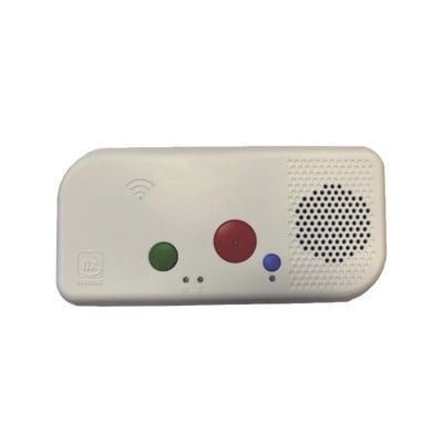 IBERNEX NX0019/B Terminal de Habitacion IP / Boton Azul de Llamada a Medico / Lector RFID 125 KHz / SIP / PoE / Compatible con NX1071 y NX1075