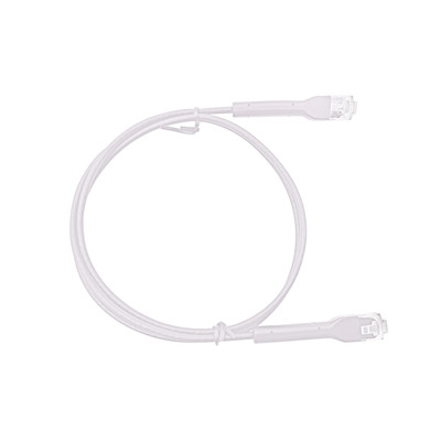 LINKEDPRO BY EPCOM LP-PSLIM-10WH Cable de Parcheo Ultra Slim Con Bota Flexible UTP Cat6 - 10m Blanco Diametro Reducido