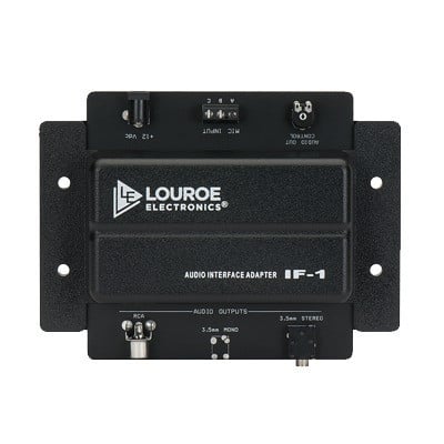 LOUROE ELECTRONICS IF-1 Interfaz de Audio para microfonos LOUROE proporciona alimentacion control de ganancia y facilita la conexion entre microfono.