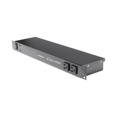 TOTAL GROUND SUP-RACK Tomacorriente (120 Vac) con Supresor de picos tipo A Montaje en Rack 19" de 10 contactos.