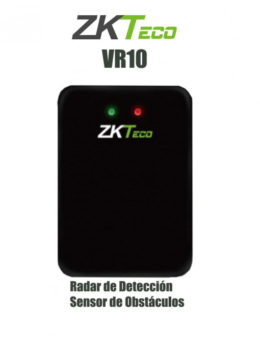 ZKTECO VR10 PRO ZKTECO VR10 - Radar de Deteccion para Control de Acceso Vehicular / Rango de Deteccion de Vehiculos o Personas 0-6m / RS485 / IP67 / DC 12V / Compatible con Barreras Wejoin y ZKTECO