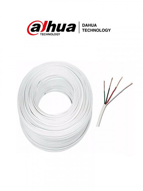 DAHUA DHT2260003 DAHUA CABLE RVV4- Rollo de Cable de 6 Metros/ 4 Hilos RVV/ para Videoporteros Analogicos/