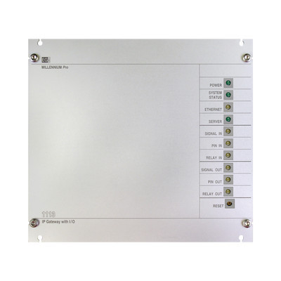 EGI AUDIO SOLUTIONS 1113 Interfaz Millennium IP para gestion de avisos y musica pre-grabados IP con 8 reles IN/OUT