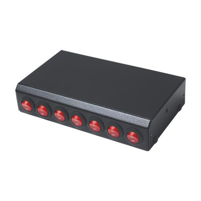 EPCOM INDUSTRIAL SSW7LV2 Switchera con 7 interruptores para barra de luces