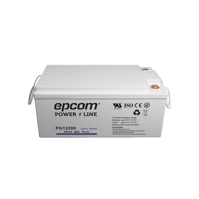 Epcom Powerline Pg Bateria De Gel Puro Opzv V Ah Ciclo Profundo Uso En