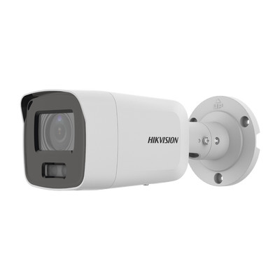HIKVISION DS-2CD3087G2-LSU(C) Bala IP 8 Megapixel / Imagen a color 24/7 / Lente 2.8 mm / Luz Blanca 40 mts / Exterior IP67 / WDR 130 dB / Entrada y Salida de Audio y Alarma / Captura Facial / Onvif /