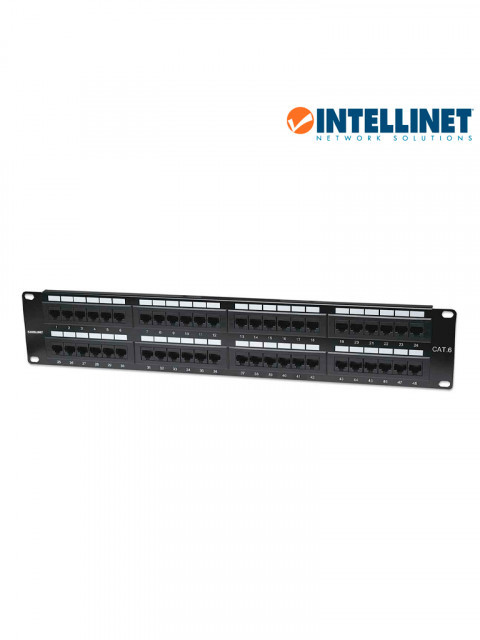 INTELLINET ITL1620004 INTELLINET 560283 - Panel de Parcheo Cat6 48 puertos UTP 2UR