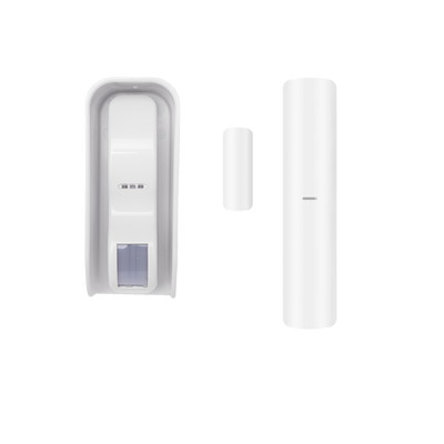 Politec NATSENSORWS-HK Sensor de Movimiento Tipo Cortina / 100 % Exterior / Alimentado por baterias / Doble tecnologia MW & PIR / Compatible con AXPRO / Incluye DS-PDMC-EG2-WB