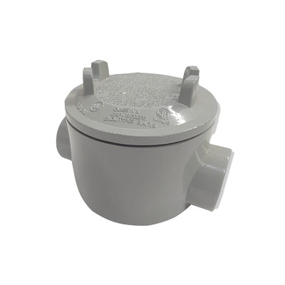 RAWELT GRC-0444 Caja con Tapa Tipo GRC de 3/4" (19 mm) / Caja a Prueba de Explosion / Para Areas Peligrosas / Libre de Cobre.