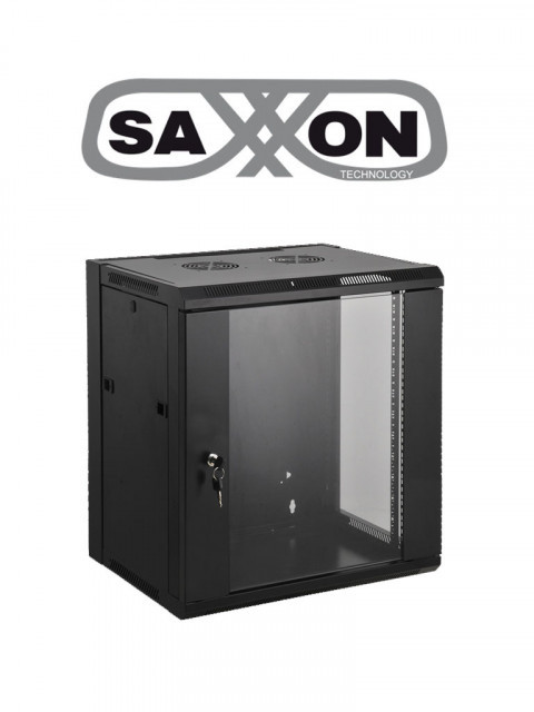 SAXXON TCE439047 SAXXON SE540601 - Gabinete de pared / 6 UR / Fijo / Capacidad de carga de 60 Kg / Ancho 570 mm x profundidad 450 mm x alto 370 mm / Gabinete