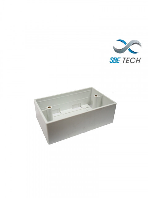SBE TECH SBT1630003 SBETECH SBE-CUNIV2- Caja universal de PVC 2X4 reforzada/ Rango de temperatura de trabajo -20C hasta 65C/ Facil instalacion/ Facil limpieza
