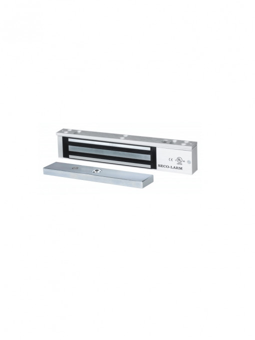 SECO LARM E-941SA-600PQ Seco-Larm E941SA600PQ - Cerradura de puerta electromagnetica 280Kg/ 600 Lb con LED y sensor
