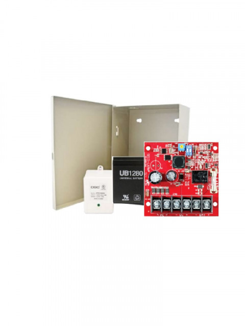SECO LARM SEC1220005 Seco-Larm Kit Fuente De Poder 2 - Kit De Poder Contiene 1 Fuente De Poder De 2.5 Amp Bateria De Respaldo Transformador Y Gabinete