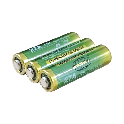 SYSCOM PARTS LR-27A Bateria Alcalina / No Recargable / Tamano 27 A / 12 V / Uso en Controles Remotos Juguetes Linternas Timbres y Otros.